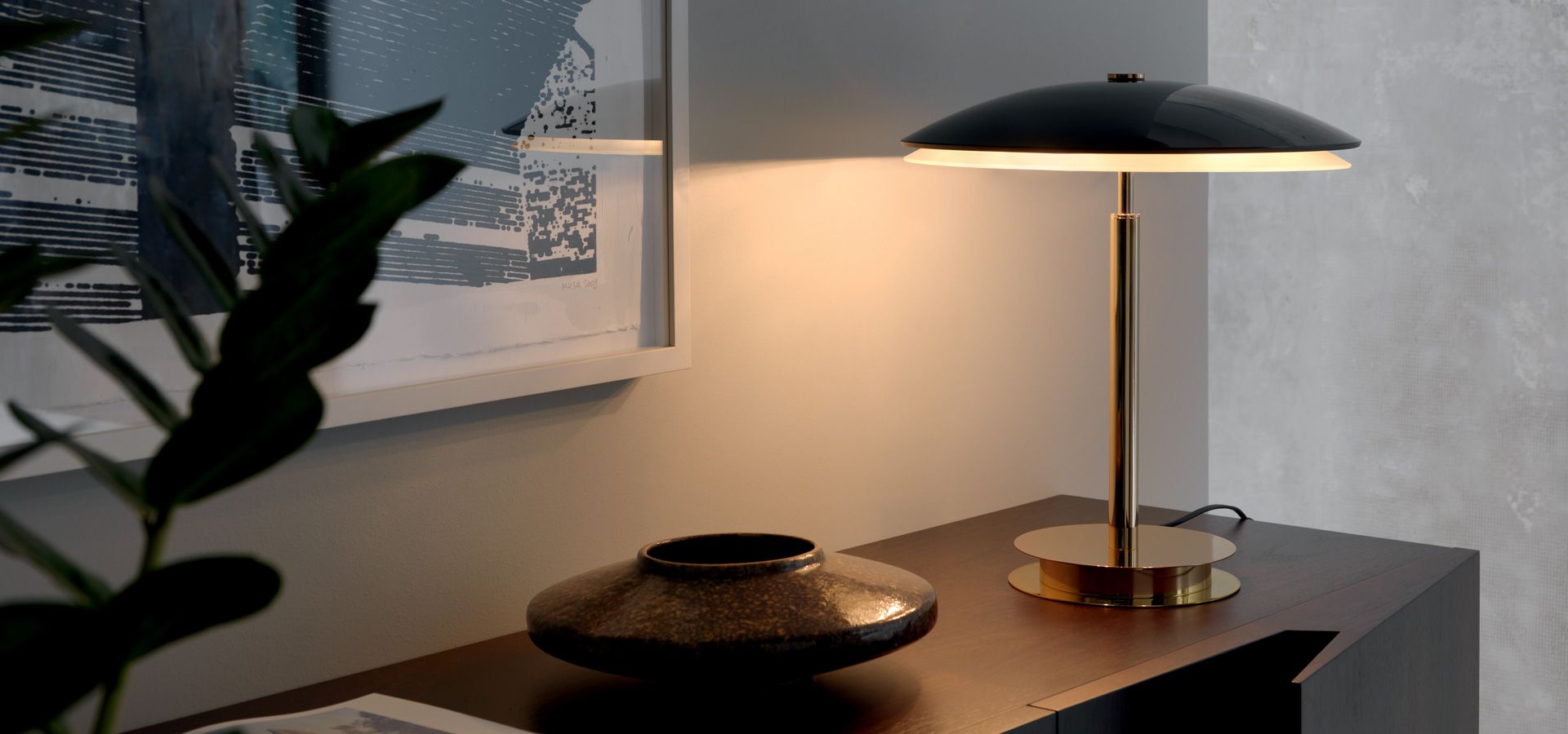 Bis - Tris Table Lamp by Fontana Arte Lamps
